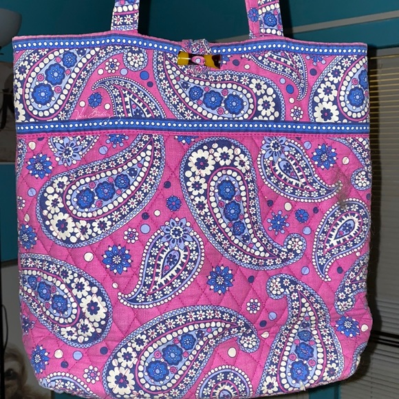 Vera Bradley Handbags - Vera Bradley Boysenberry Pattern Tote Bag
